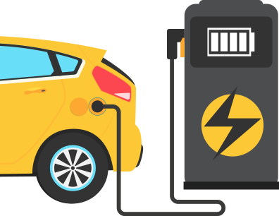 EV charger illustration