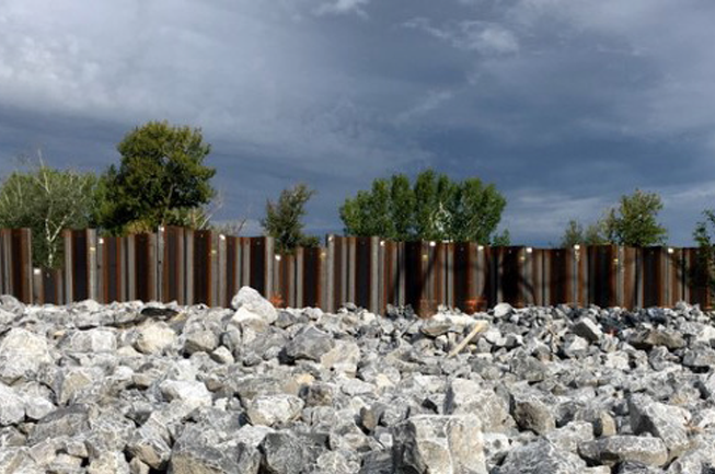 Example of Sheet Pile Wall